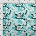 thumbnail image 2 of oneOone Organic Cotton Voile Fabric Triangle Geometric Decor Fabric Printed BTY 42 Inches Wide, 2 of 4