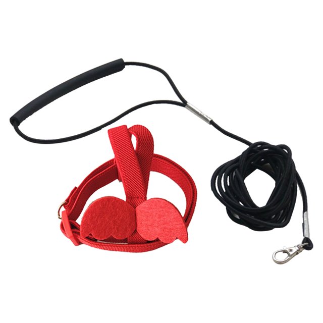 Trayknick Long Cable Bird Harness Decorative Lightweight Parakeet Parrot Vest Rope for Bird