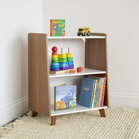 UPC: 0041869870571 | Humble Crew Morgan 2 Shelf Mid-Century Bookcase Wood/White