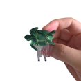 thumbnail image 3 of Pinza para el pelo XINYU Tortuga Marina Acetato Paquete de 2 Verde, 3 of 6