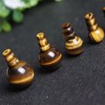 thumbnail image 2 of RSAMD Three Holes Guru Beads Gemstone Crystal T-Beads for Buddhist Jewelry Mala Making-Tiger Eye-12mm-5PCS, 2 of 2