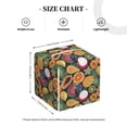 thumbnail image 3 of Kdxio Tropical Fruits Print Tissue Box Cover,Square Decorative PU Leather Facial Paper Case Organizer Holder Dispenser for Bathroom,Night Stands,Desk,Car 5.2''X5.2''X5.2'', 3 of 6