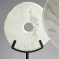 thumbnail image 4 of Cyan Design 02309 17.25" Large White Disk On Stand - White, 4 of 5
