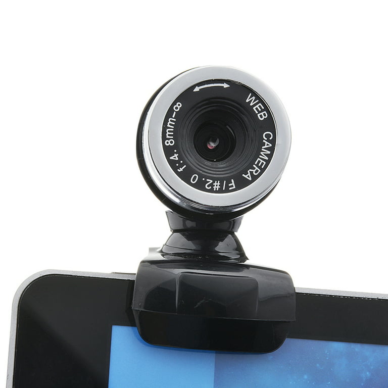 360 Rotation USB Webcam Camera With Microphone for Live Work Computer PC  Laptop Gamer Webcast