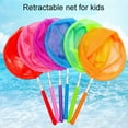 thumbnail image 4 of Littleplum 2 PCS Kids Telescopic Butterfly Fishing Nets for Kids Catching Insect Net Outdoor Tools for Catching Bugs Fish Insect Ladybird,Beach Toys,Extendable 34 Inches and Anti Slip Grip,Pink, 4 of 5