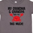 thumbnail image 4 of Inktastic Grandma Grandpa Love Me Boys Boys or Girls Toddler T-Shirt, 4 of 5