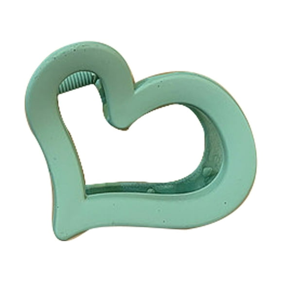 Hair Clips for Thin Hair Love Heart Cute Matte Claw Clips for Thin Hair