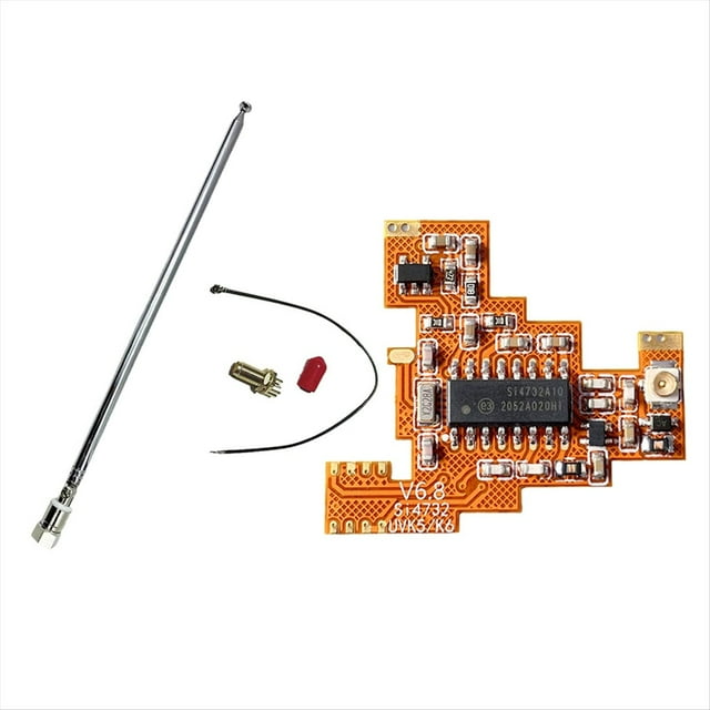 Módulo SI4732 V6.8 FPC Modificado + Antena para Recepción de Banda de Corta HF UVK5 K6/Recepción de Banda Lateral Única