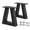 Trapezoid-10 IN, variant on U-shaped 36 IN Metal Furniture Heavy Duty Industrial Steel Table Base