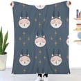thumbnail image 2 of Colorful Animals Novelty Fleece Blanket Lightweight Throw Blanket for Kids Machine WashableLightweight Microfiber Throw Blanket, 2 of 10