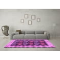 thumbnail image 3 of Ahgly Company Indoor Rectangle Abstract Purple Contemporary Area Rugs, 2' x 5', 3 of 4