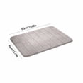thumbnail image 3 of Fmxomd Bath Mat, Super Soft Absorbent Bathroom Rug Non Slip, Quick Dry, Machine Washable Floor Carpet for Tub Shower, Home Decor Accessories, 24x16, 3 of 6