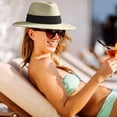 thumbnail image 5 of Sombrero de verano para mujer, protección solar, playa, ala ancha, 5 of 5