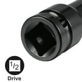 thumbnail image 4 of Uxcell 1/2" Drive by 19mm Metric Thin Wall High Carbon Steel Impact 6 Point Socket, 4 of 5