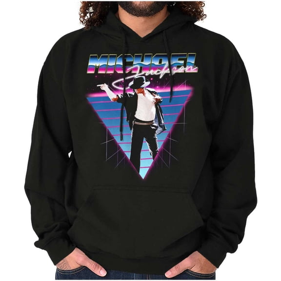 Michael Jackson 80s Iconic Pop Pose Hoodie Sweatshirt Women Men Brisco Brands S