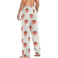 thumbnail image 6 of FREEAMG Watercolor Strawberry Pajama Pants for Men, Men's Separate Bottoms, Comfortable Sleep Lounge Pj Pants, 6 of 7
