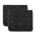thumbnail image 1 of INSPIRE CHIC Rallonges de Soutien-Gorge pour Femmes à 3 Crochets 3 Rangées Bretelle de Soutien-Gorge Extensible Boucle Crochets Bande de Soutien-Gorge Noir 2, 1 of 5