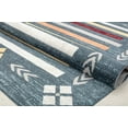 thumbnail image 6 of Rugs America Jaelyn JD10A Blue Harmony Tribal Bohemian Blue Area Rug, 2'6" x 8', 6 of 9