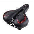 thumbnail image 3 of MTB Road Bike Comfort Cycling Saddle Seat Wide Bum Soft Gel Cruiser Bicycle Pad Dual elastomers, 3 of 11