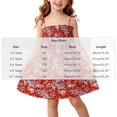 thumbnail image 3 of ATORRE Toddler Girls Dresses Summer Stylish Cute Floral Backless Sundress for Beach Vacation,Girl's Halter Dress Multicolor F 1-2 Years, 3 of 9