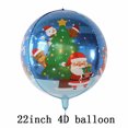 thumbnail image 3 of Globo de aluminio de feliz Navidad, muñeco de nieve, Papá Noel, globos, decoración para árbol de Navidad, suministros para fiestas de Navidad en casa y Año Nuevo, globos de aire, 3 of 5