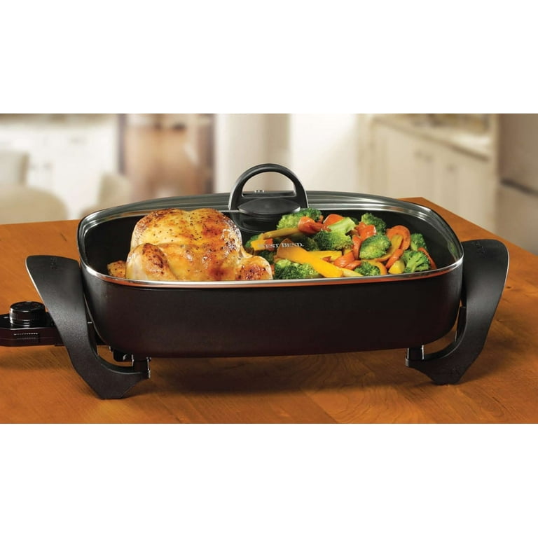 West Bend 12-Inch Electric Skillet with Non-Stick Coating & Reviews