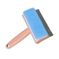 thumbnail image 3 of Uxcell Shower Squeegee Cleaning Tool with 2 in 1 Rubber & Sponge Head Pink Handle, 3 of 5