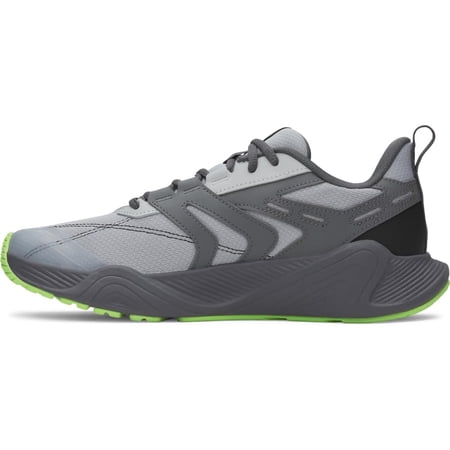 Under Armour Men's Charged Commit Trainer 5, (011) Mod Gray/Castlerock/Lumos Lime, 10, US