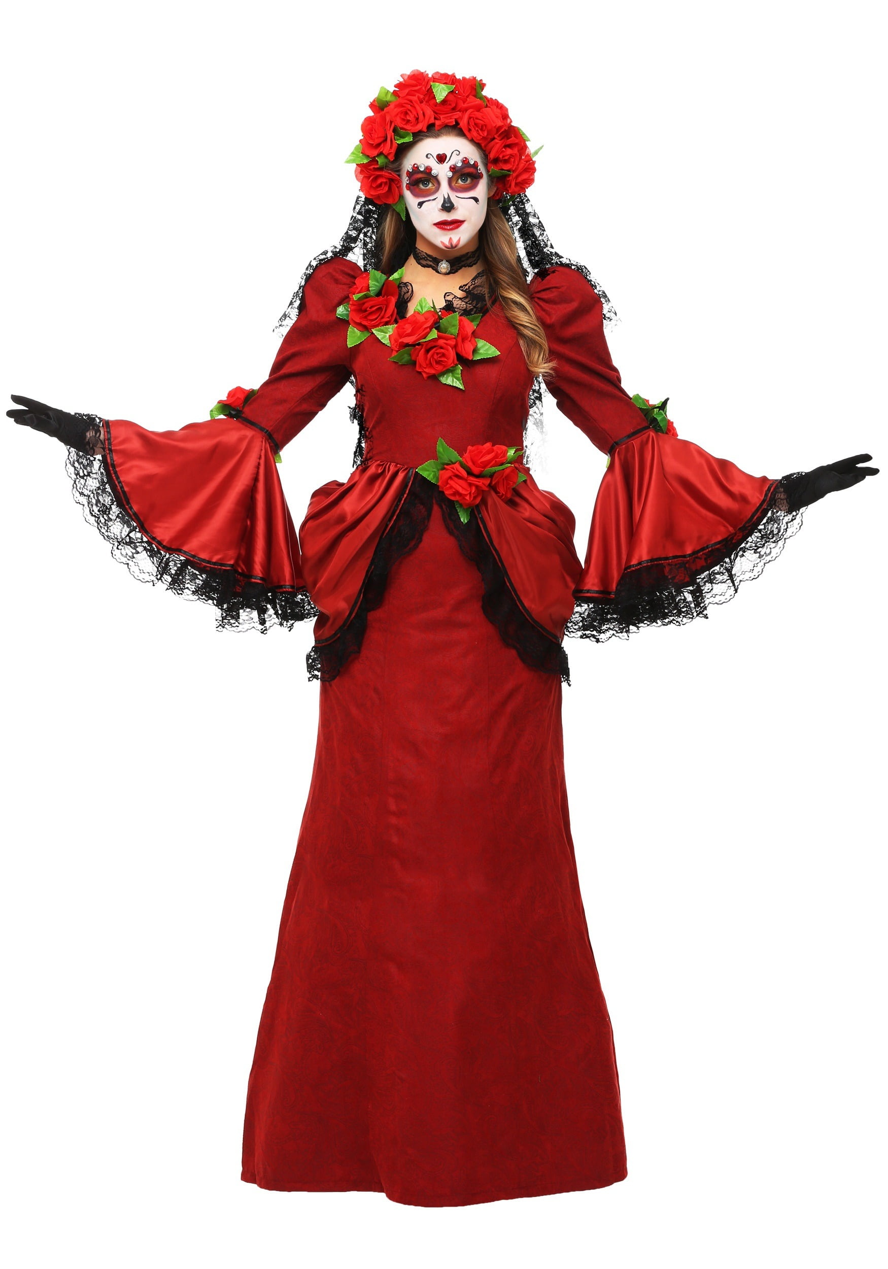 Forum Novelties Women's Day Of Dead Senorita Costume 
