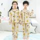 thumbnail image 1 of Conjuntos de pijama de manga larga para niños, cárdigans finos para el hogar, ropa de dormir de algodón con bolsillos para Navidad y otoño, 1 of 2