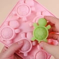 thumbnail image 2 of Molde de silicona con forma de mini tortuga, bandeja para cubitos de hielo de 36 cavidades, molde flexible para hacer jabón, molde para hornear chocolate y gelatina., 2 of 7