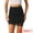 Black, variant on DARING DIVA Women's Party Mesh Lace Hem Shimmer Ruched Bodycon Mini Skirts XS Black
