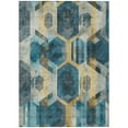 thumbnail image 2 of Addison Rugs Chantille Indoor/Outdoor Transitional Geometric Teal Washable Rectangle Rug, 10' x 14', 2 of 5