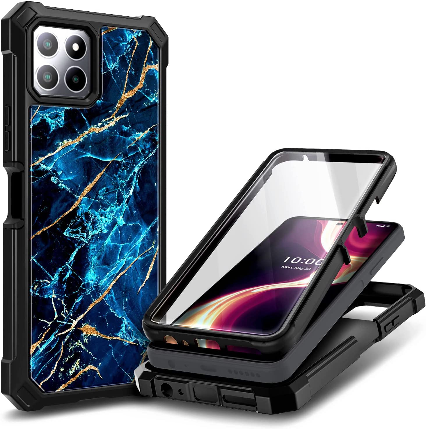 Nagebee Phone Case Compatible for Boost Mobile Celero 5G Plus 7.0" (2023) with [Builtin Screen