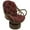Burgundy, variant on 48-inch by 24-inch Solid Twill Swivel Rocker Cushion