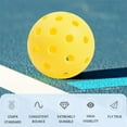 thumbnail image 4 of NOGIS Sports Outdoor Pickleballs - 40 Holes Pickleball Balls - (USAPA) Approved Portable Pickle Ball for Recreational & Club Play -3 Packs of Pickleballs (Yellow), 4 of 7