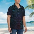 thumbnail image 3 of Disketp Hawaiian Shirts For Men,Boho Print Mens Casual Short Sleeve Button Down Shirts Beach Shirt, 3 of 7