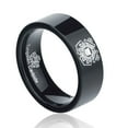 thumbnail image 3 of Black Tungsten Coast Guard Ring, 3 of 4