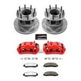 thumbnail image 2 of PowerStop Front Z36 Truck & Tow Brake Pad and Rotor Kit with Red Powder Coated Calipers Fits: FORD Select Models KC6526-36, 2 of 7