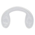 thumbnail image 2 of Eyewear Nose Pads 5PC Comfy Silicone Conjoined Eyeglasses Pads DIY Sunglasses,Clear,28mm, 2 of 9