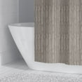 Mainstays Neutral Twist Printed Fabric 72” x 72” Shower Curtain