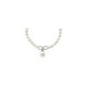 8MM Collier de Perles de Mère avec le Symbole de l'Infini en Argent Sterling 925 17 Pouces – image 1 sur 2