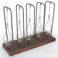 thumbnail image 1 of Wood Base Metal Candle Holder, 1 of 1