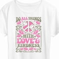 thumbnail image 3 of Instant Message - Do All Things With Love & Kindness - Women's Short Sleeve Graphic T-Shirt, 3 of 6