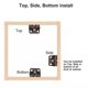 thumbnail image 4 of Furniture Hardware Cabinet Door Latch 4 Pack Latches Securely Closed Cabinets, 4 of 10