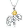 thumbnail image 6 of SOULMEET Elephant Necklace Birthstone Elephant Pendant Necklace for Women, 6 of 10