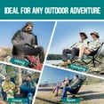 thumbnail image 6 of Adjustable Portable Camping Chair RiseLite Lightweight Compact Folding Chair for Adults, Collapsible Camp Chairs That Folds Up Small, Easy Carry for Travel, Outdoor, Sports, Backpacking, Hiking, 6 of 6