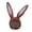 Brown, variant on Beanie for Women Girl Funny Animal Cute Rabbit Ear Hat Cap Head Cover Plush Gift Dress Party Skull Caps