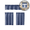 Blue, variant on Kitchen Curtains 3 Piece Set with Filtering and Insulating Solid-Color Modern Window Valances for Living Rooms, Bedrooms, and Dining Areas