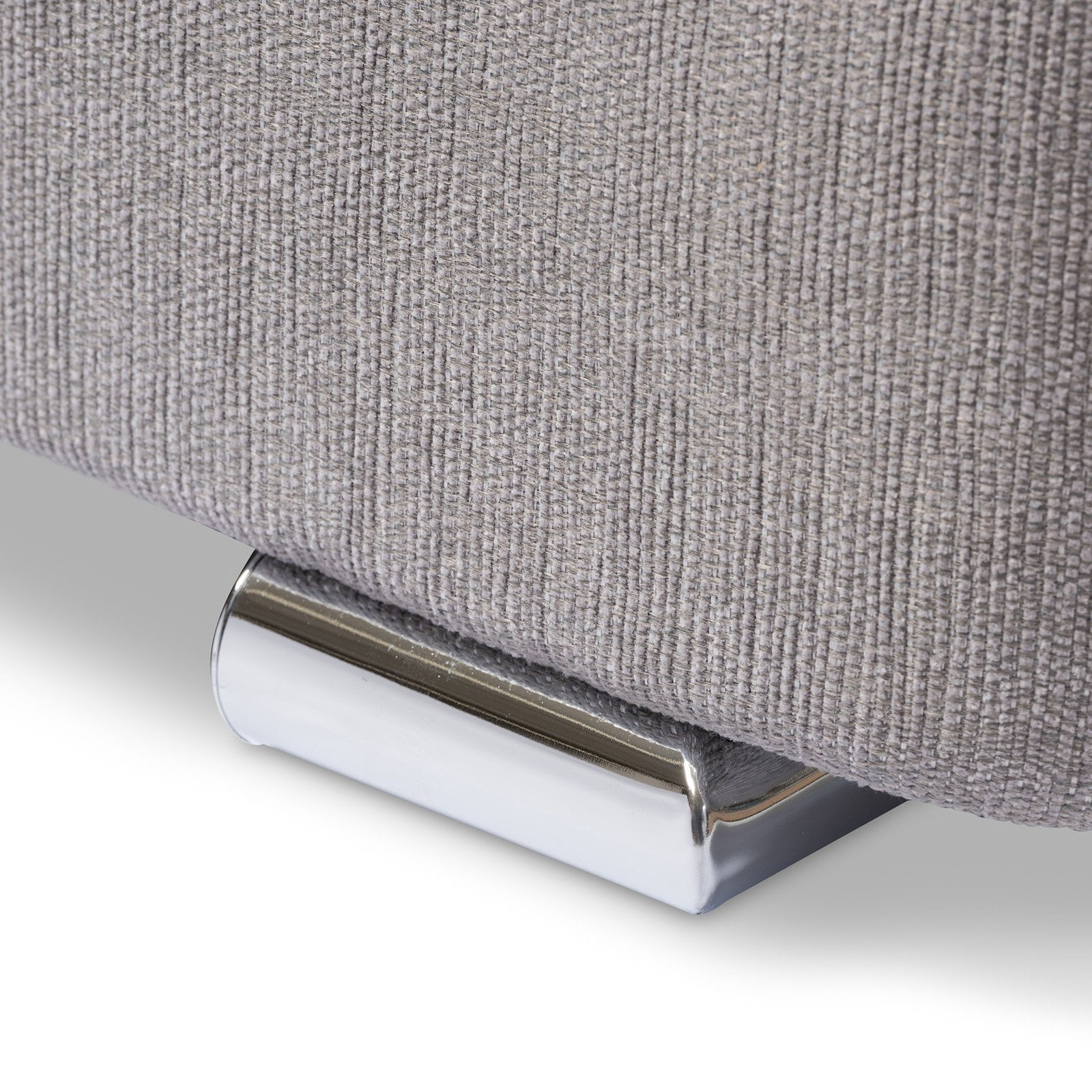 Baxton Studio Camile Modern and Contemporary Grey Fabric Upholstered 4-Drawer Storage Platform Bed, Multiple Sizes